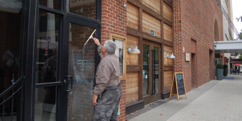 Office Building Window Cleaning in Raleigh, North Carolina